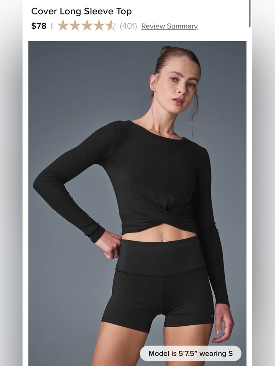 ALO Yoga Tops - ALO YOGA Cover Long Sleeve Top, YELLOW NWT